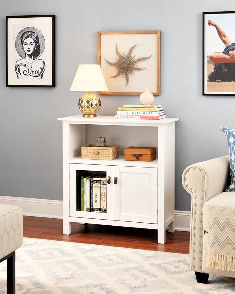 accent cabinets for living room storage - 30 Living Room Storage Ideas