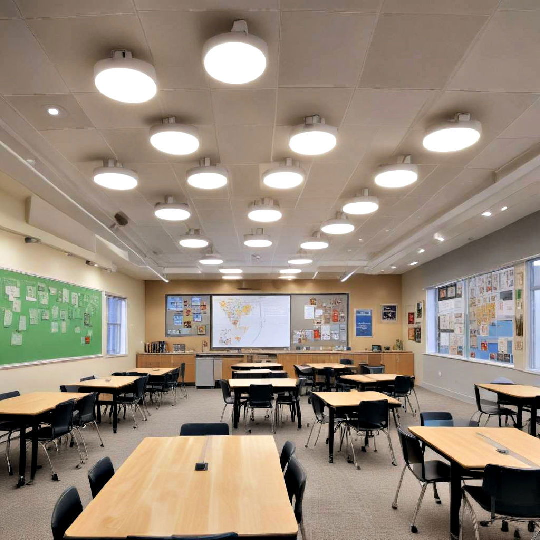 accent lighting for classroom - 15 Classroom Lighting Ideas