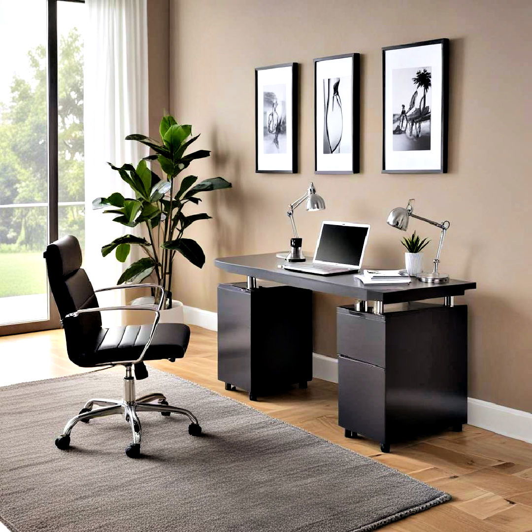 adjustable furniture for office guest room - 30 Office Guest Room Ideas