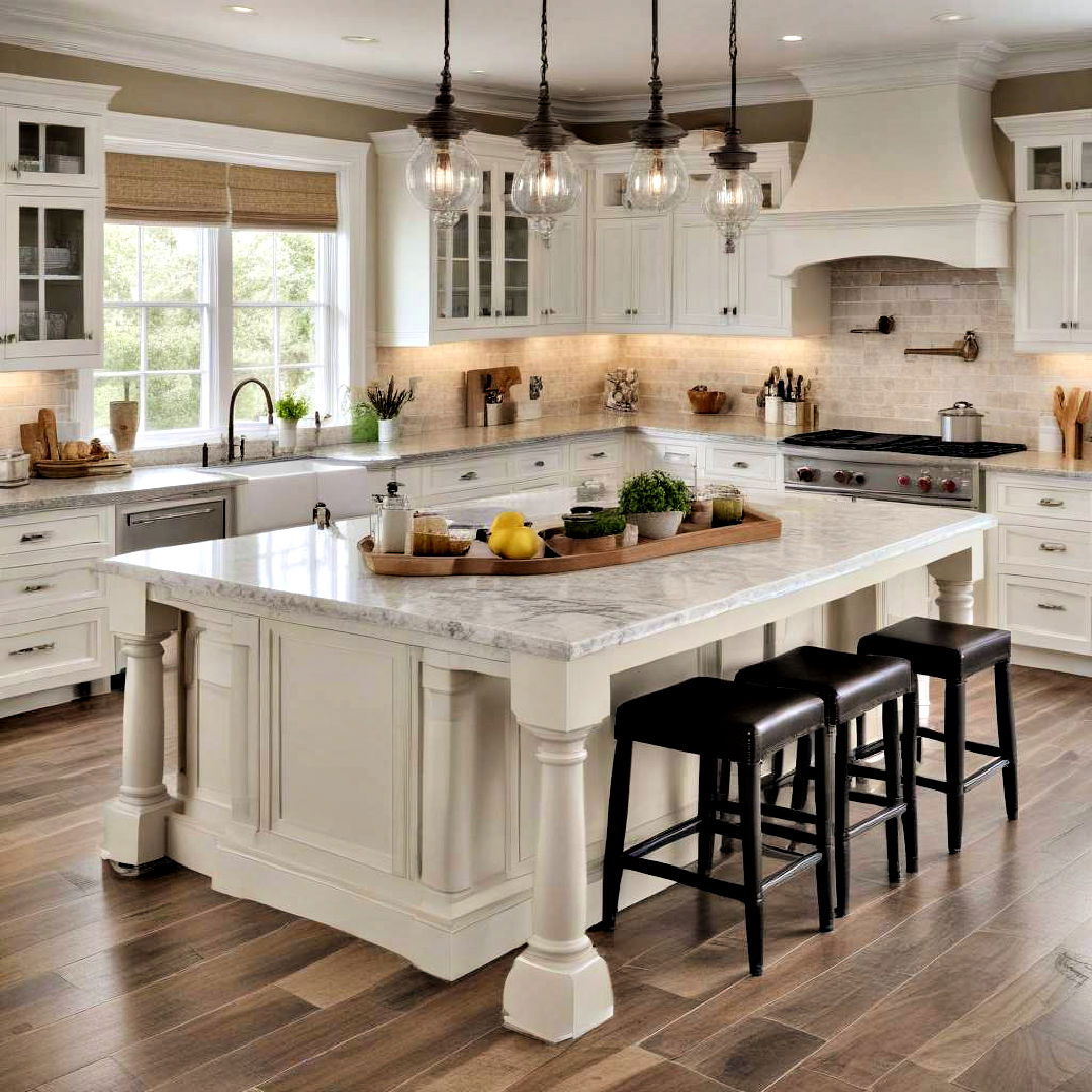 adjustable kitchen island - 40 Kitchen Island Ideas