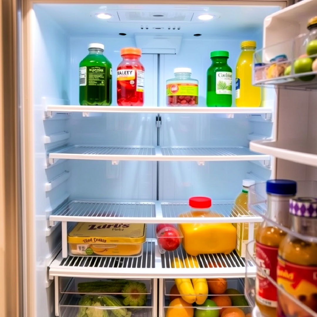 adjustable shelves for refrigerator organization - 20 Refrigerator Organization Ideas
