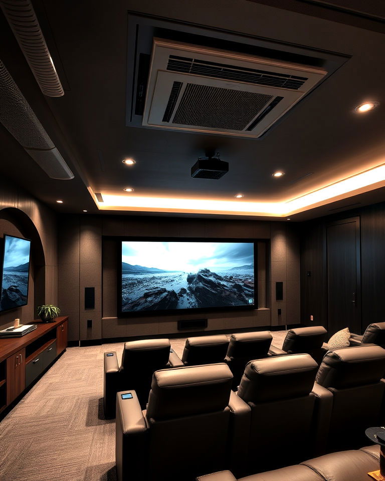 advanced hvac system ideas - 20 Modern Home Theater Ideas