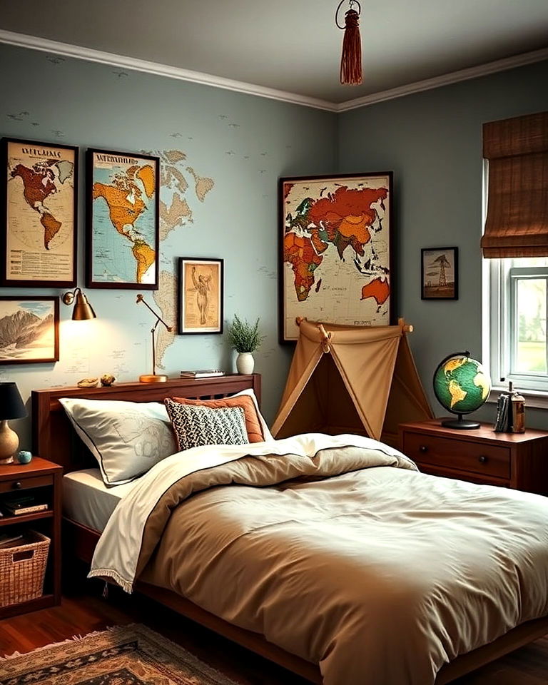 adventure themed teenage boy bedroom - 40 Teenage Boy Bedroom Ideas