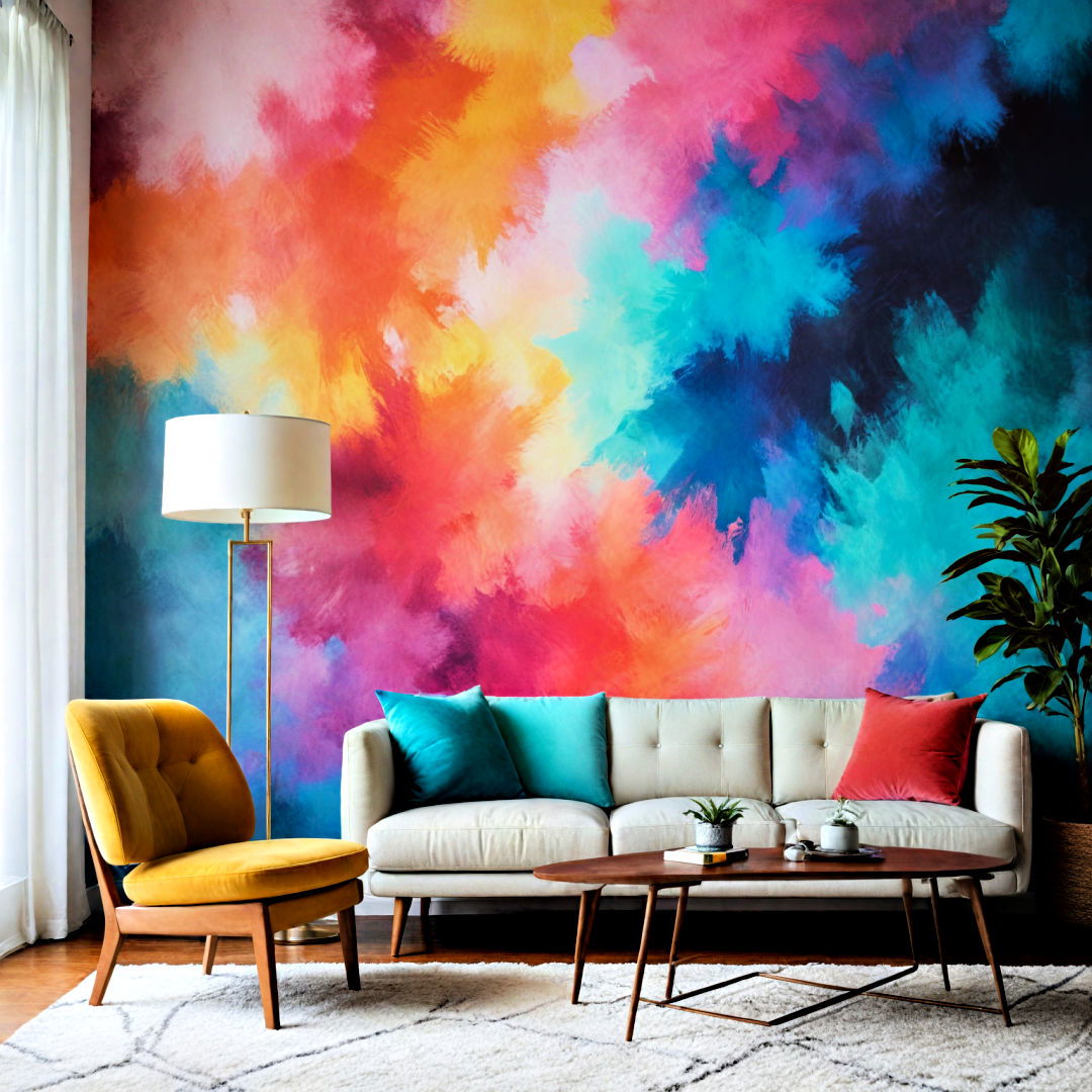aesthetic abstract art statement wallpaper - 40 Aesthetic Room Ideas