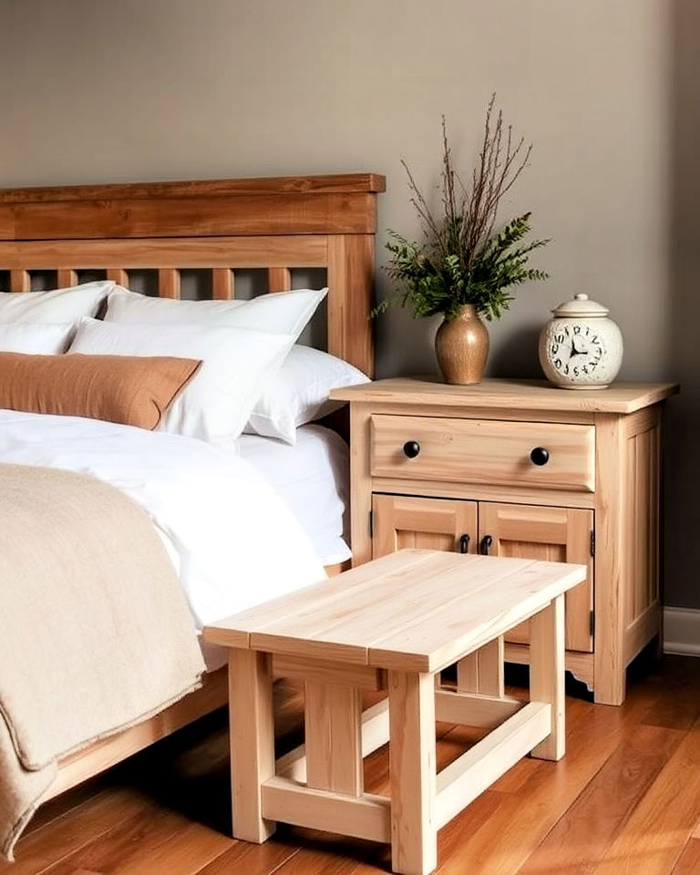 aesthetic distressed wood furniture - 20 Mediterranean Bedroom Ideas