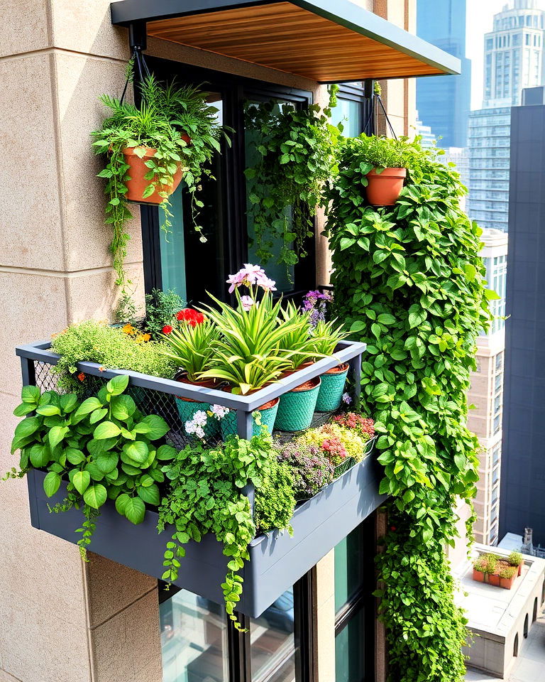 aesthetic green cantilever balcony - 20 Cantilever Balcony Ideas