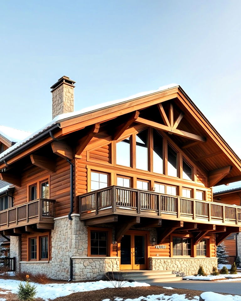 aesthetic house with alpine chalet feature - 20 Aesthetic House Exterior Ideas