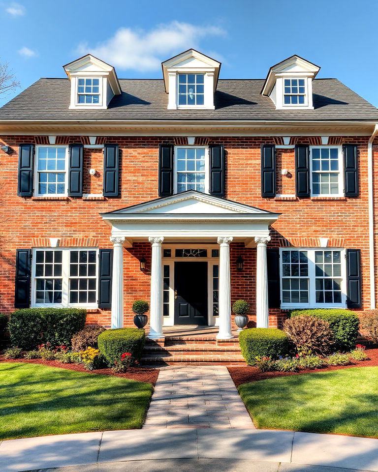 aesthetic house with colonial revival - 20 Aesthetic House Exterior Ideas