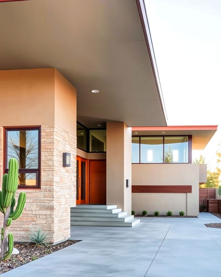 aesthetic house with mid century modern design - 20 Aesthetic House Exterior Ideas