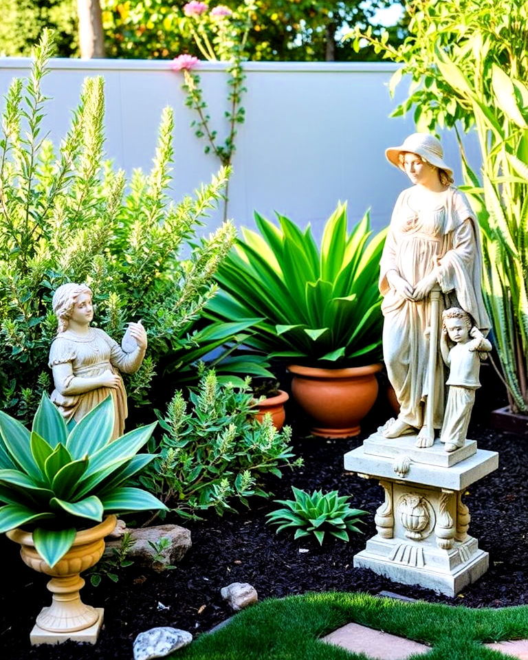 aesthetic italian statues and sculptures - 20 Italian Backyard Ideas