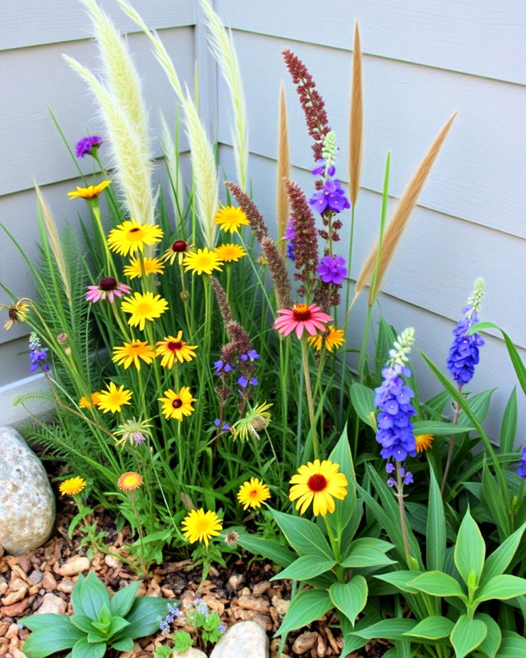 aesthetic native plant corner sanctuary - 30 Corner Landscaping Ideas