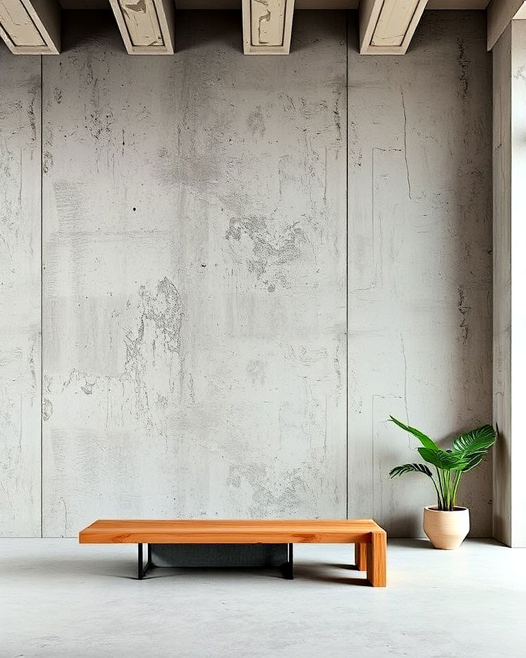 aesthetic textured plaster finishes - 20 Brutalism Interior Design Ideas