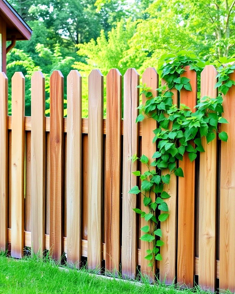 aesthetic wooden fencing - 30 Rustic Landscaping Ideas