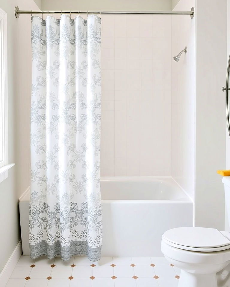 affordable shower curtains for privacy - 20 Bathroom Partition Ideas