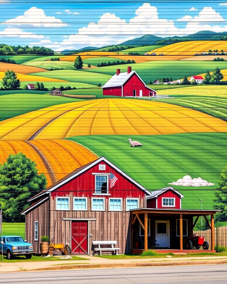 agricultural mural for small town - 20 Small Town Murals