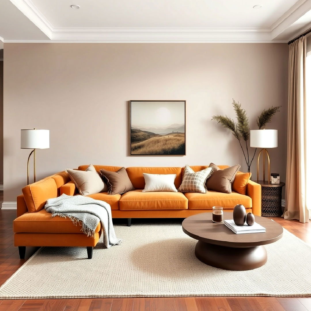 amber and taupe warm earthy palette - 40 Warm Color Palettes for Every Room in the House