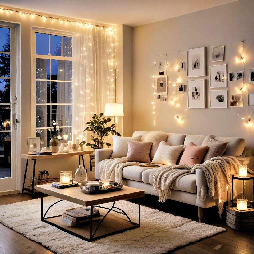ambient lighting for living room - 40 Living Room Ideas