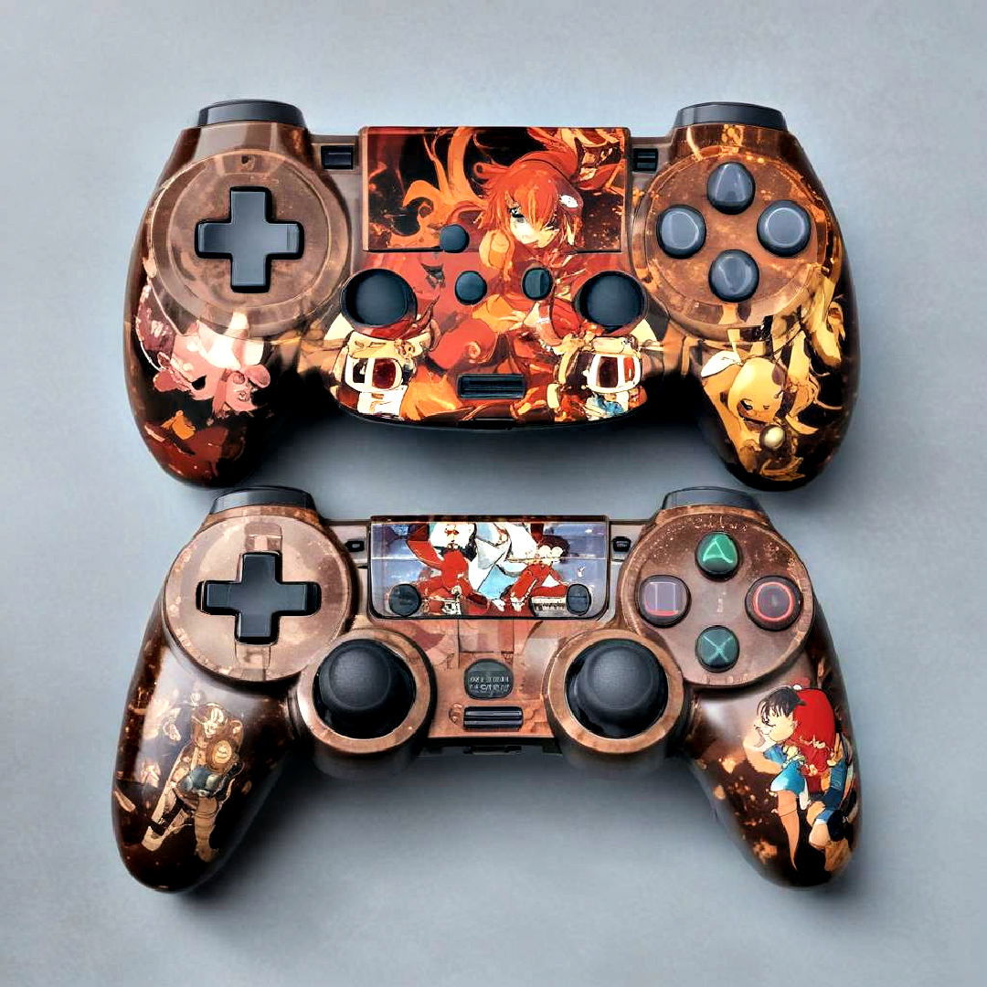 anime themed game controllers - 40 Anime Room Ideas