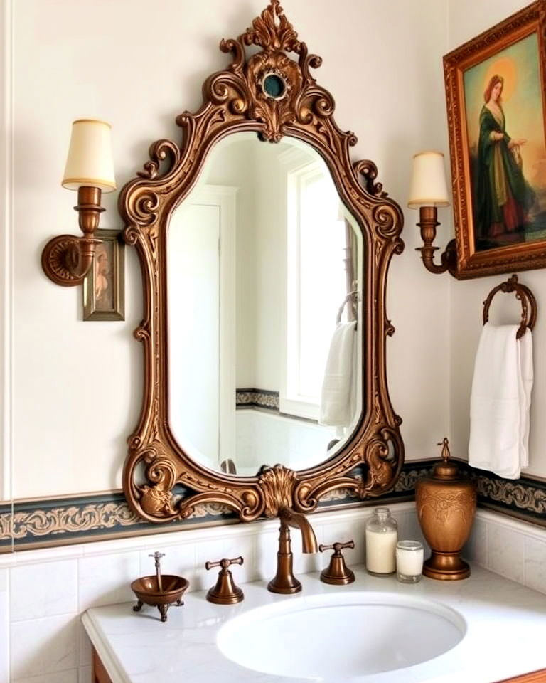 antique accessories for italian bathroom - 15 Italian Bathroom Design Ideas