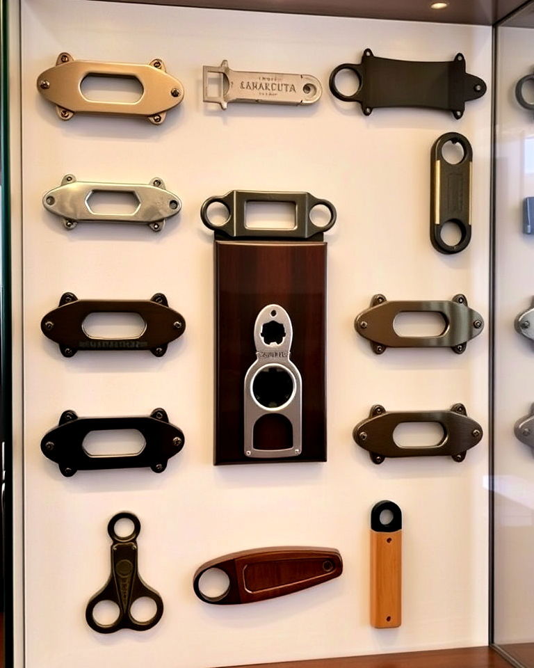 antique cigar cutter display ideas - 20 Cigar Room Ideas