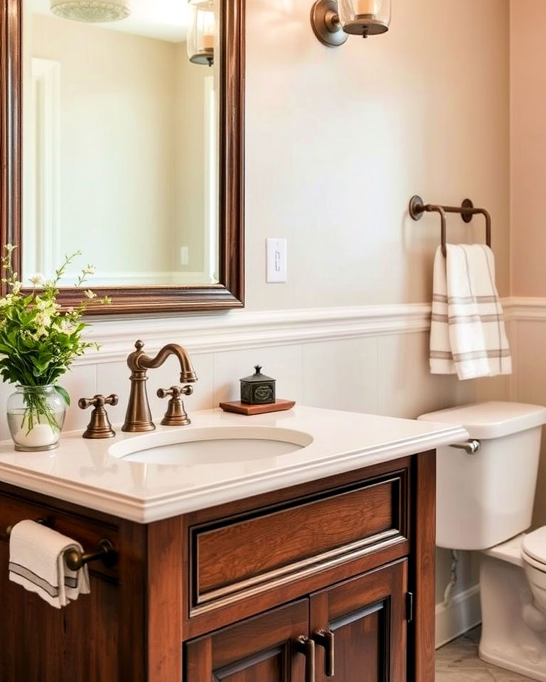 antique style faucets for traditional bathroom - 20 Traditional Bathroom Ideas