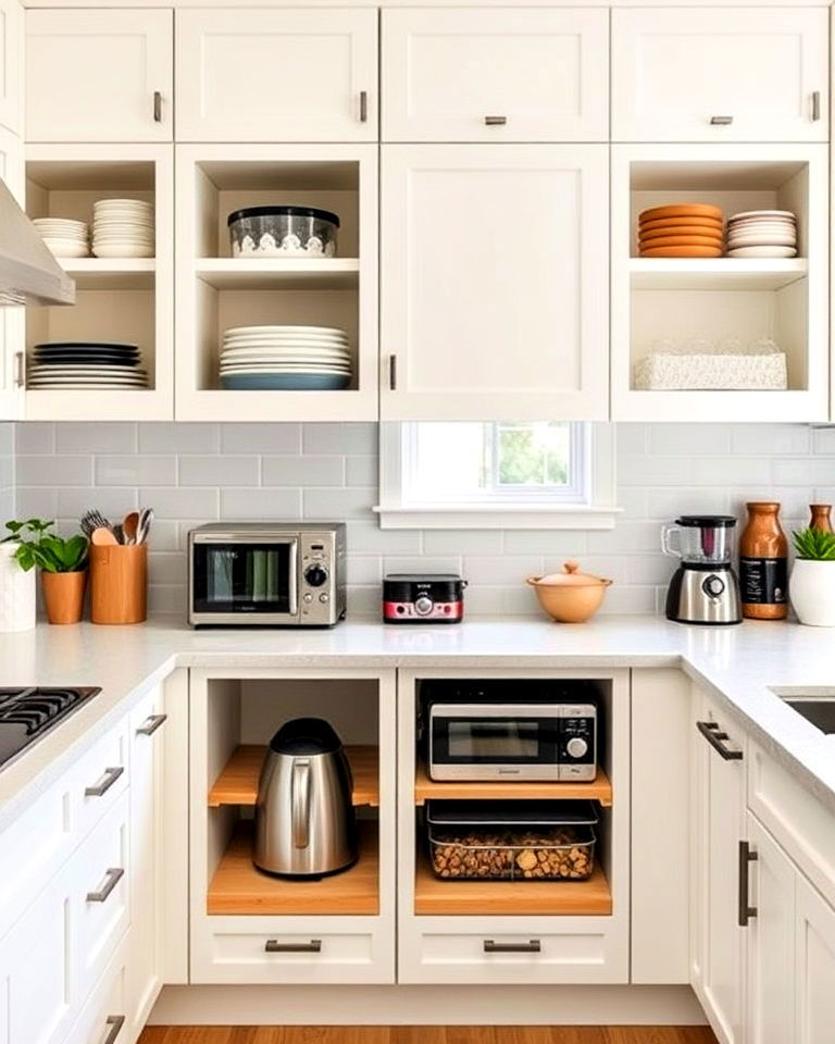 appliance garage for small kitchen storage - 40 Small Kitchen Storage Ideas