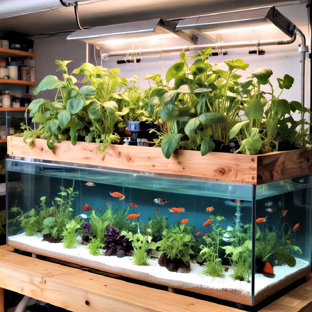aquaponics system for plant room - 20 Plant Room Ideas