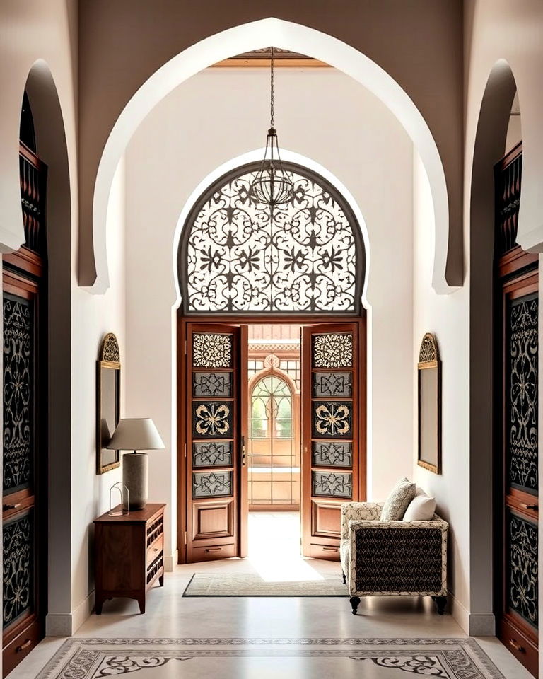 arched doorway and windows - 20 Arabic Interior Design Ideas