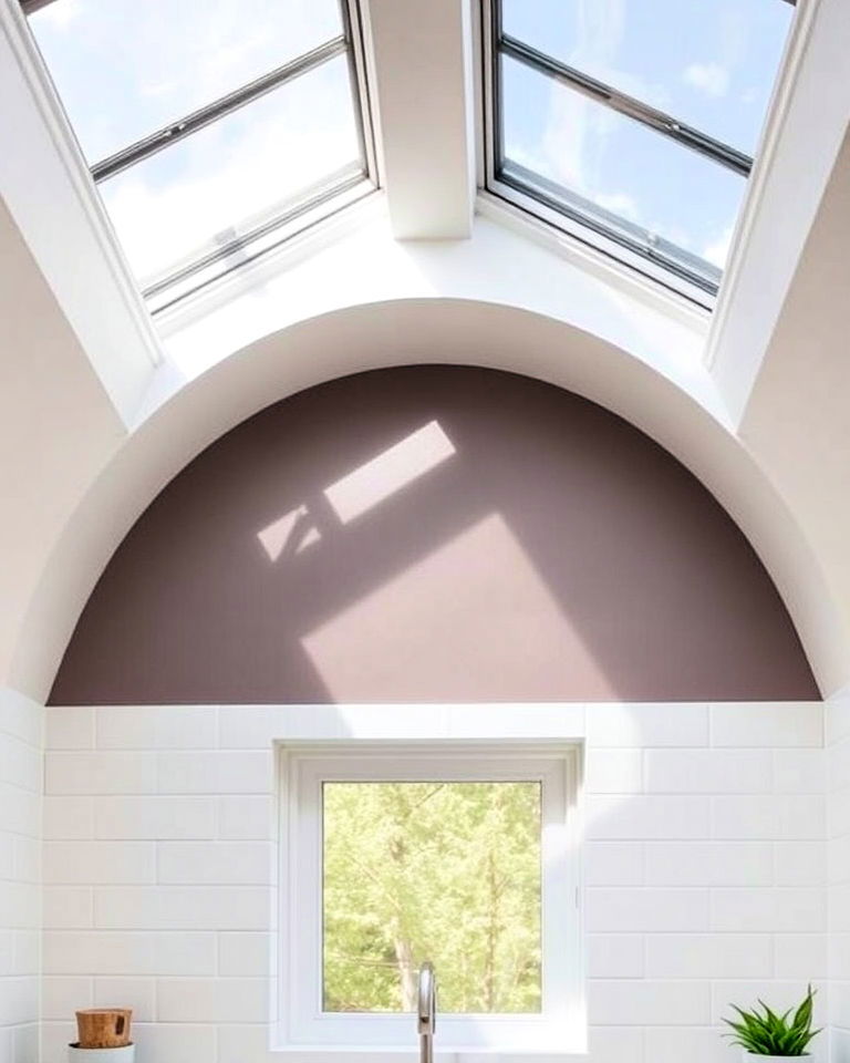 arched skylights to add unique charm - 30 Arch Window Design Ideas