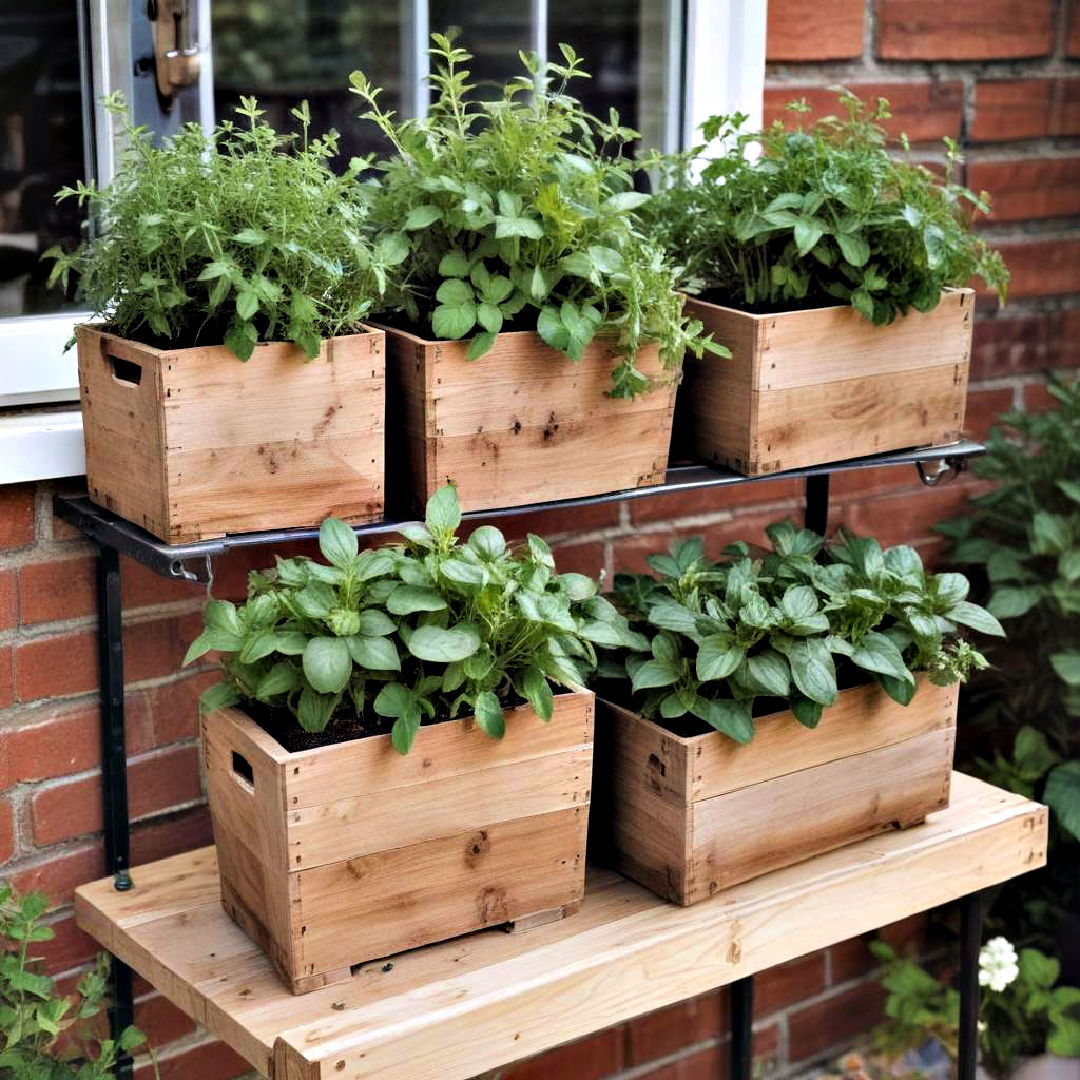 aromatic container herbs - 40 Container Garden Ideas