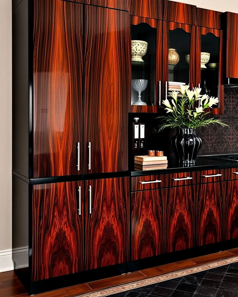 art deco style exotic woods - 30 Art Deco Interior Design Ideas