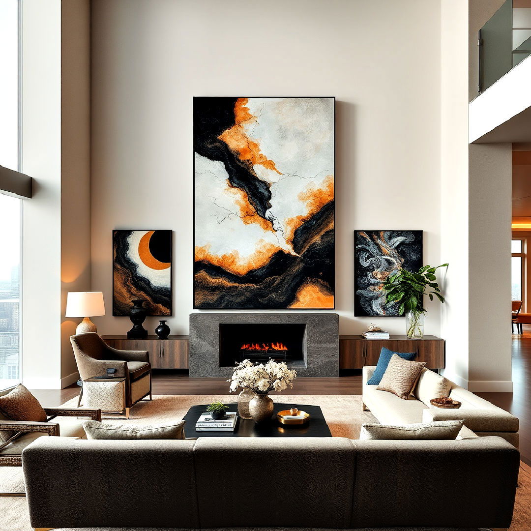 art focused interior design for penthouse - 25 Penthouse Design Ideas