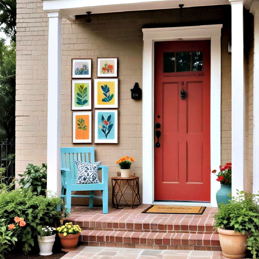 art prints showcase - 40 Small Front Porch Ideas