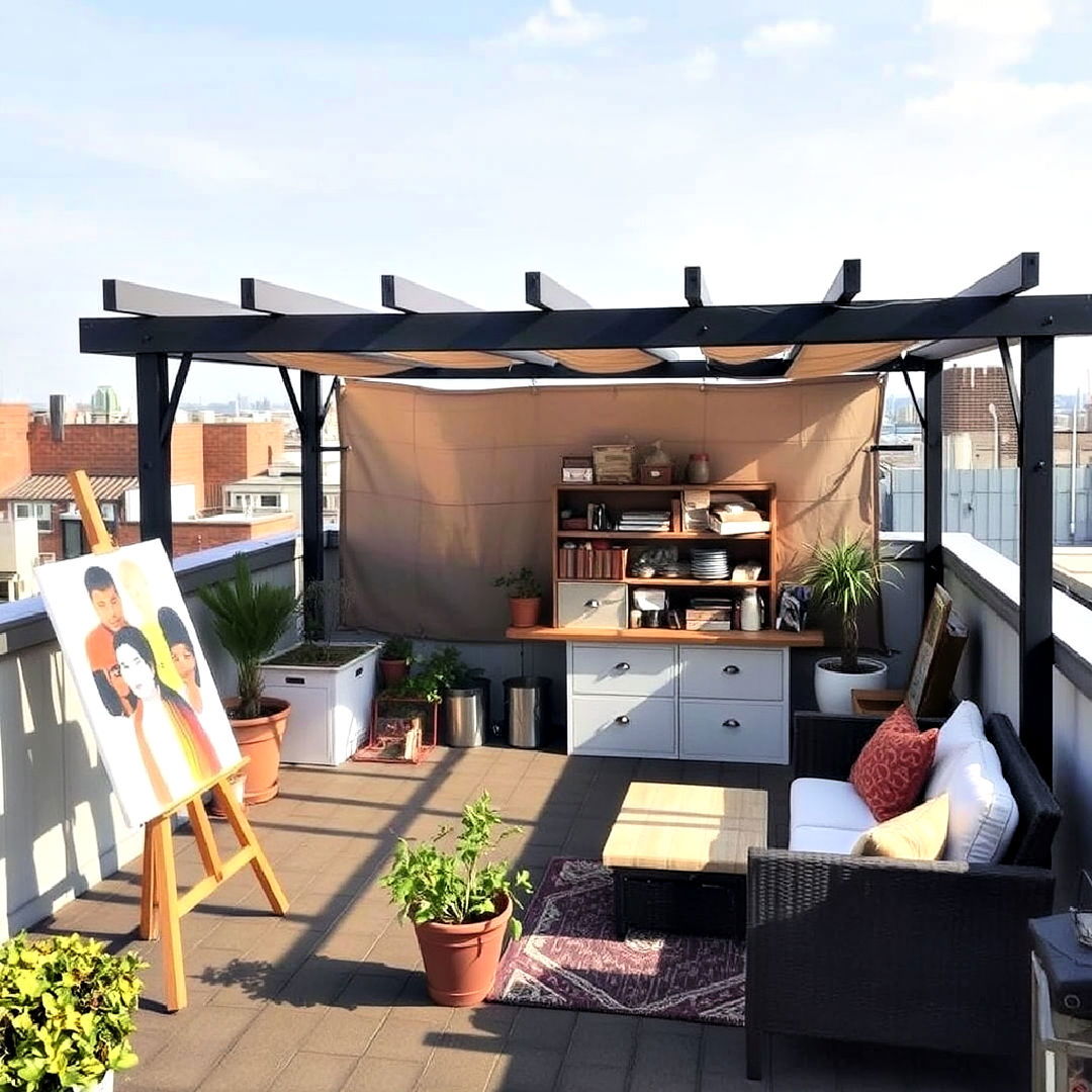 art studio for rooftop deck - 40 Rooftop Deck Ideas