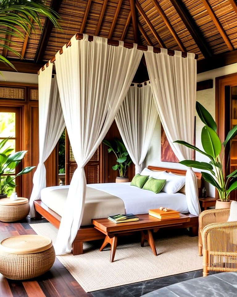balinese resort serenity for asian bedroom - 20 Asian Bedroom Ideas