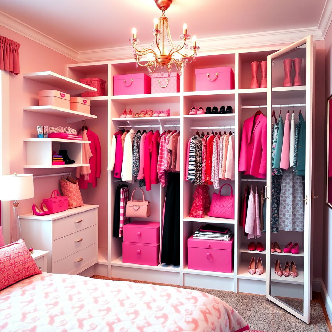 barbie closet organization ideas - 25 Barbie Room Ideas