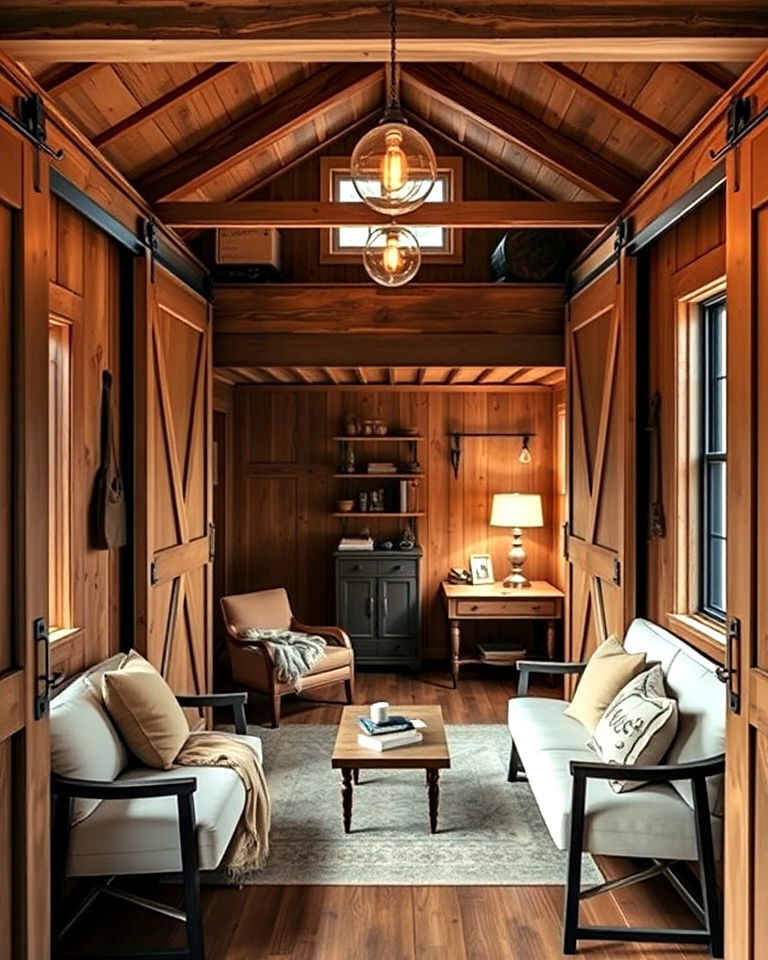 barn inspired outhouse for rustic charm - 20 Luxury Outhouse Ideas