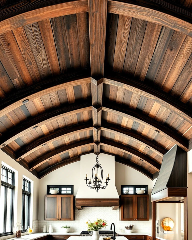 barrel ceiling and exposed beams combo - 20 Barrel Ceiling Ideas