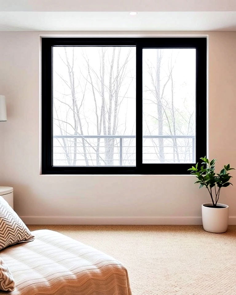 basement with sliding window - 30 Basement Window Ideas