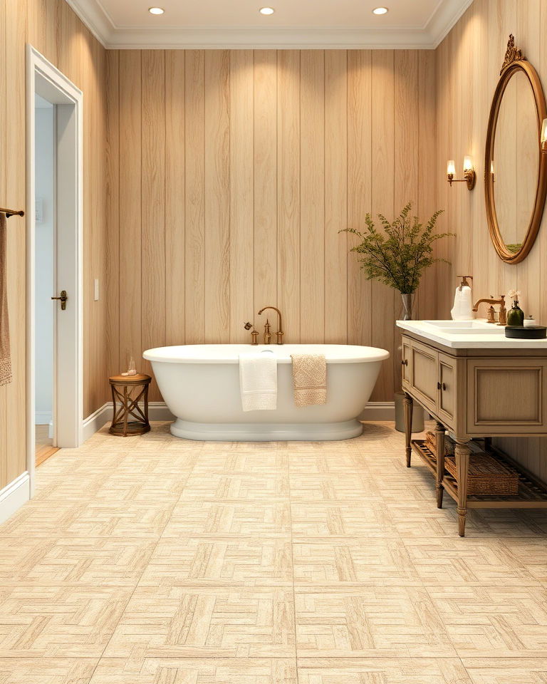 basketweave mosaic for bathroom floor - 20 Bathroom Mosaic Floor Tile Ideas