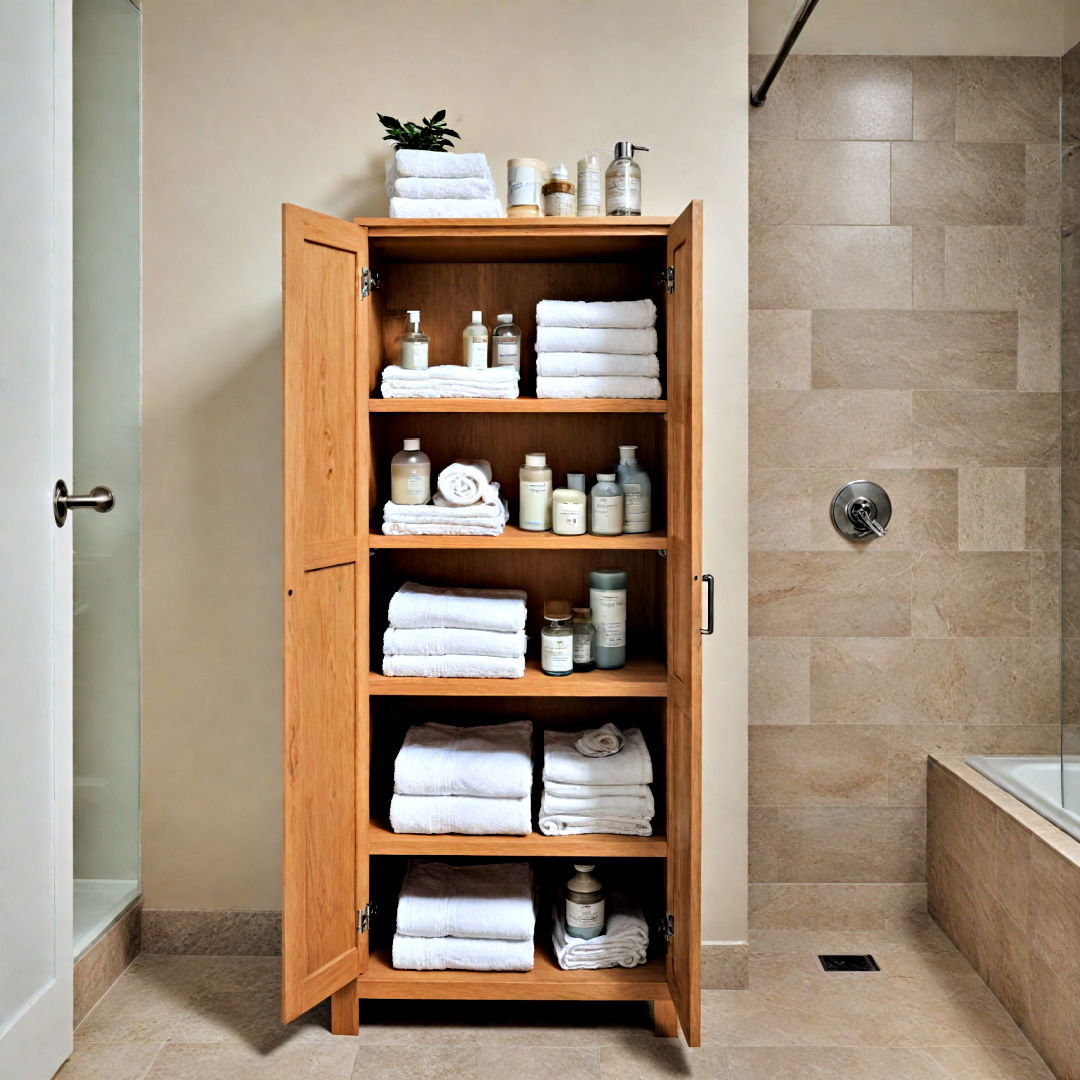 bathroom cabinet with adjustable shelving - 25 Bathroom Cabinet Ideas