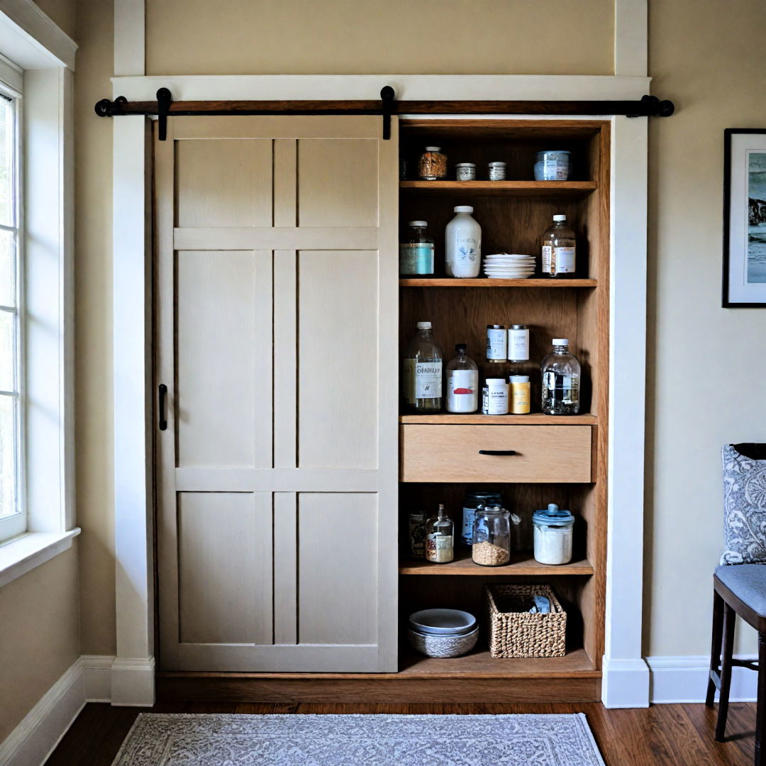 bathroom cabinet with sliding door - 25 Bathroom Cabinet Ideas