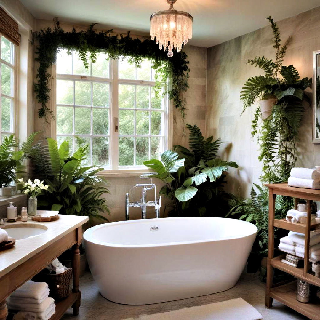 bathroom oasis for spa like retreat - 20 Plant Room Ideas