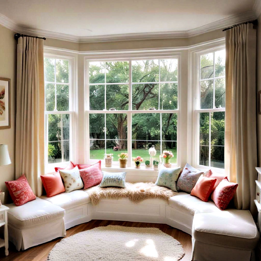 bay window as mini playhouse - 40 Bay Window Ideas