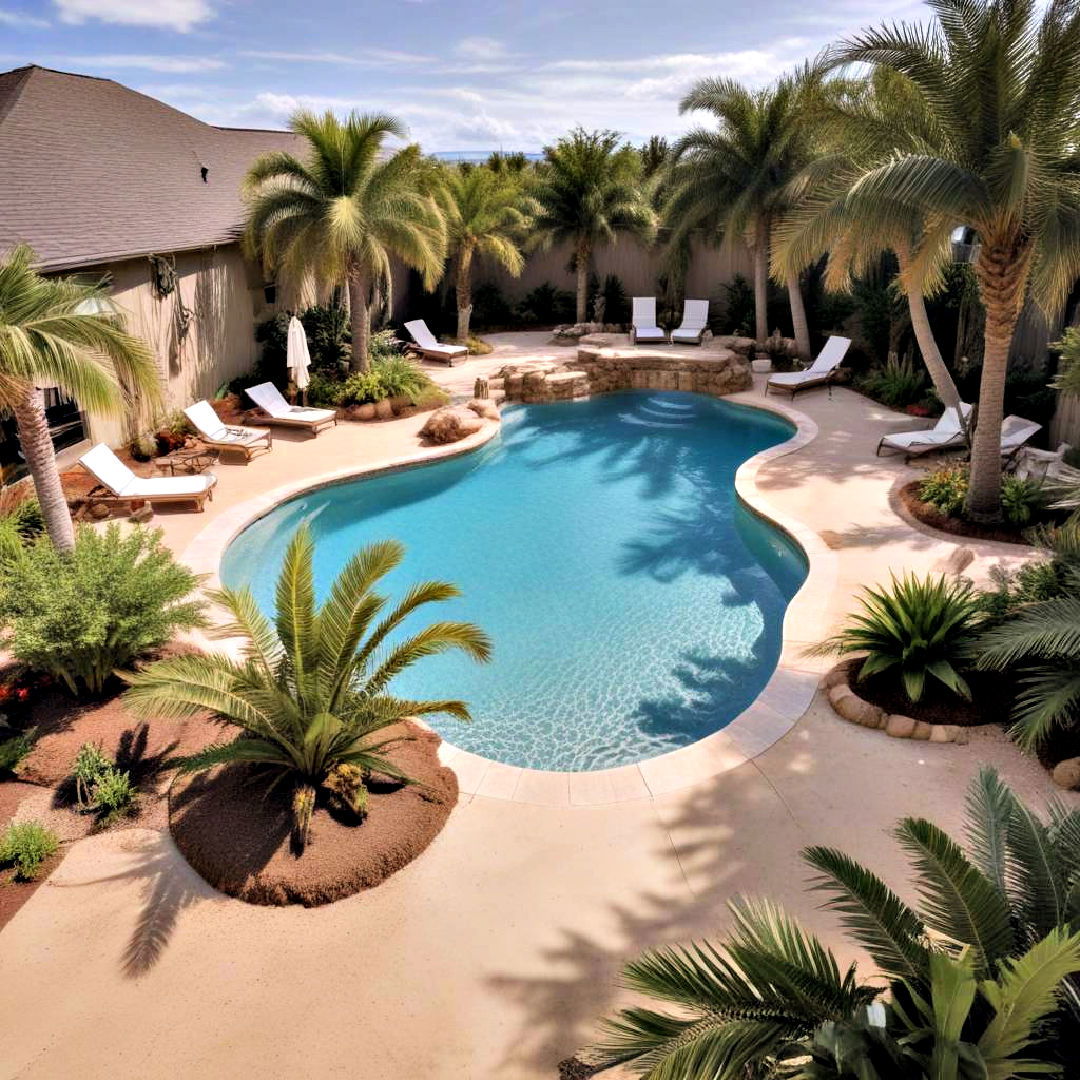 beach themed backyard pool - 40 Backyard Pool Ideas