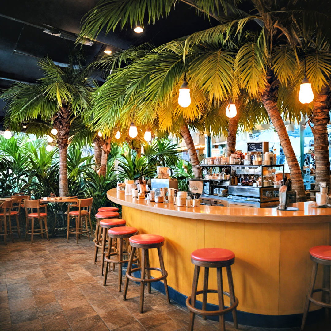 beach themed coffee bar - 40 Coffee Bar Ideas