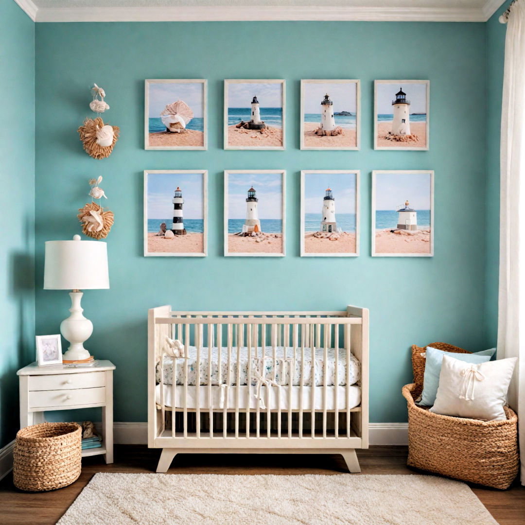 beach themed decor - 40 Nursery Ideas