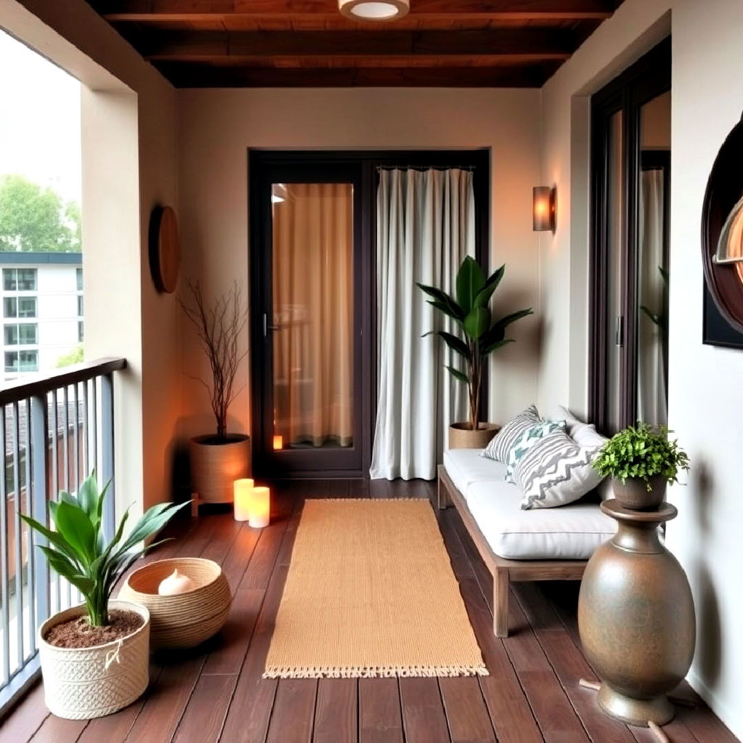 bedroom balcony with yoga space - 20 Bedroom Balcony Ideas