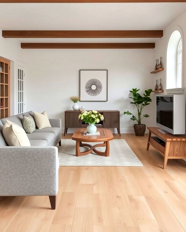 beech wood farmhouse flooring - 40 Farmhouse Flooring Ideas