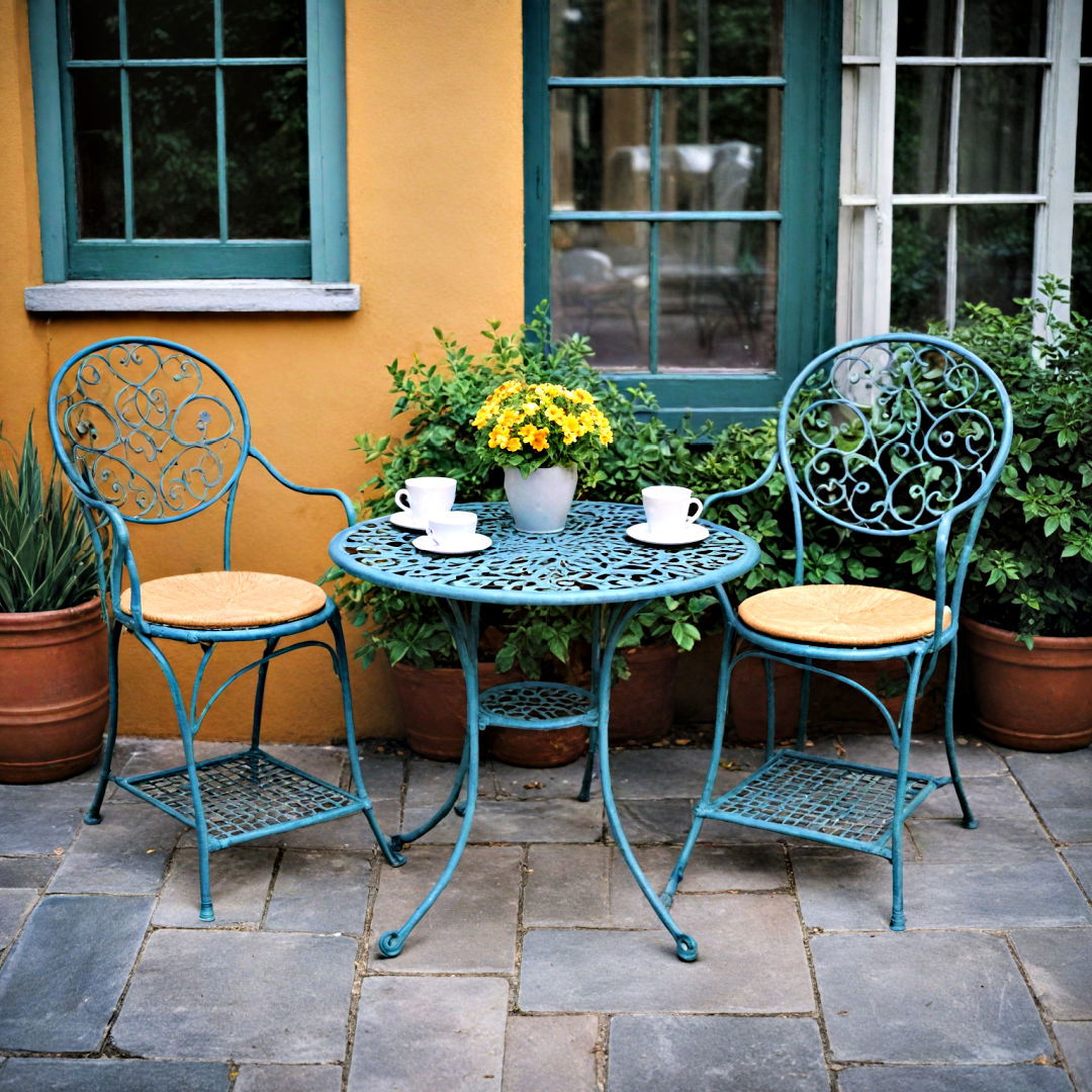 bistro set for outdoor seating - 40 Outdoor Seating Ideas
